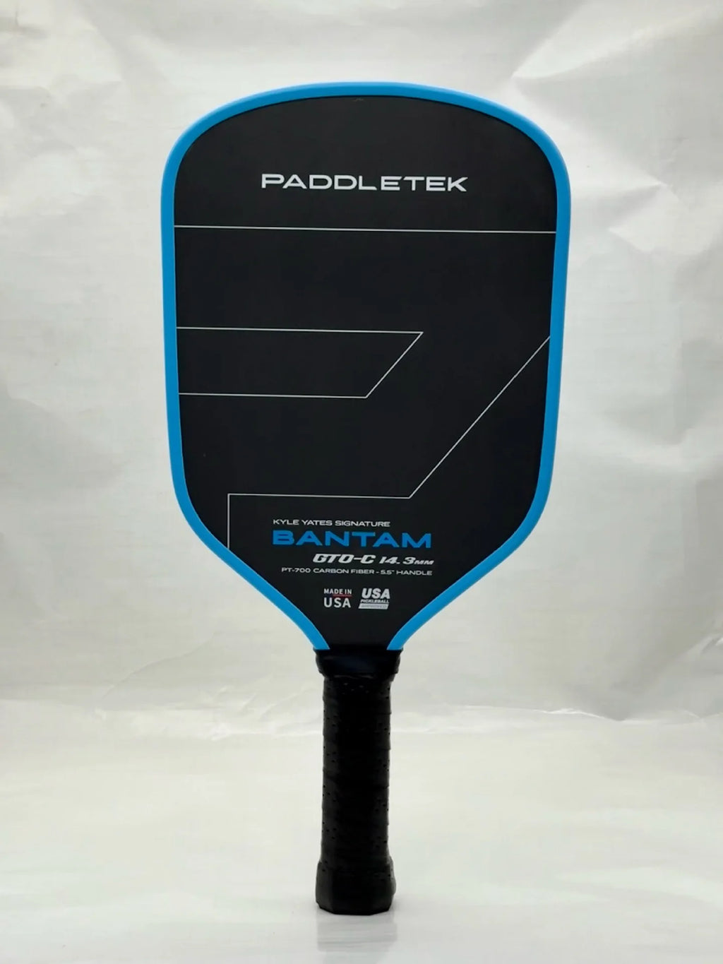 Raquette de Pickleball en fibre de carbone Modèle Square T700 Bleu