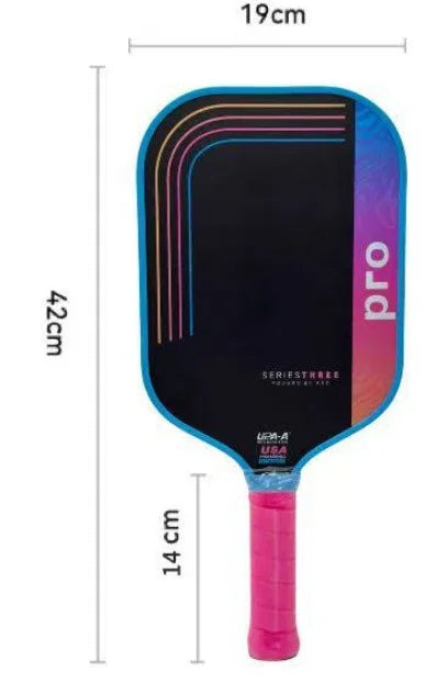 New Style Professional Grade Durable Training & Entertainment Hot Pressed  Carbon Fiber Matte Cloth GEN3 Pickleball Racket