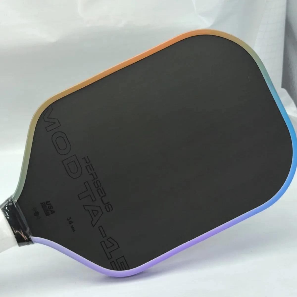 Toray Hot Selling  EVA Foam Core T700 14mm Carbon Fiber Rainbow Border GEN3 Pickleball Paddle