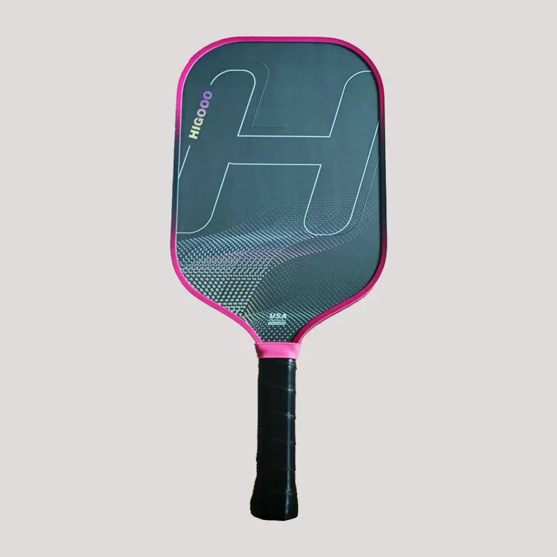 Raquette de pickleball logo H Violet et bleu