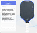 New Style 16mm Portable Blue Titanium EVA PP Honeycomb Foam T700 Hybrid GEN3 Offensive Pickleball Racket for Entertainment All