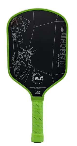 Raquette Pickleball Carbone T700 Verte - Édition Spéciale "Statut de la liberté"