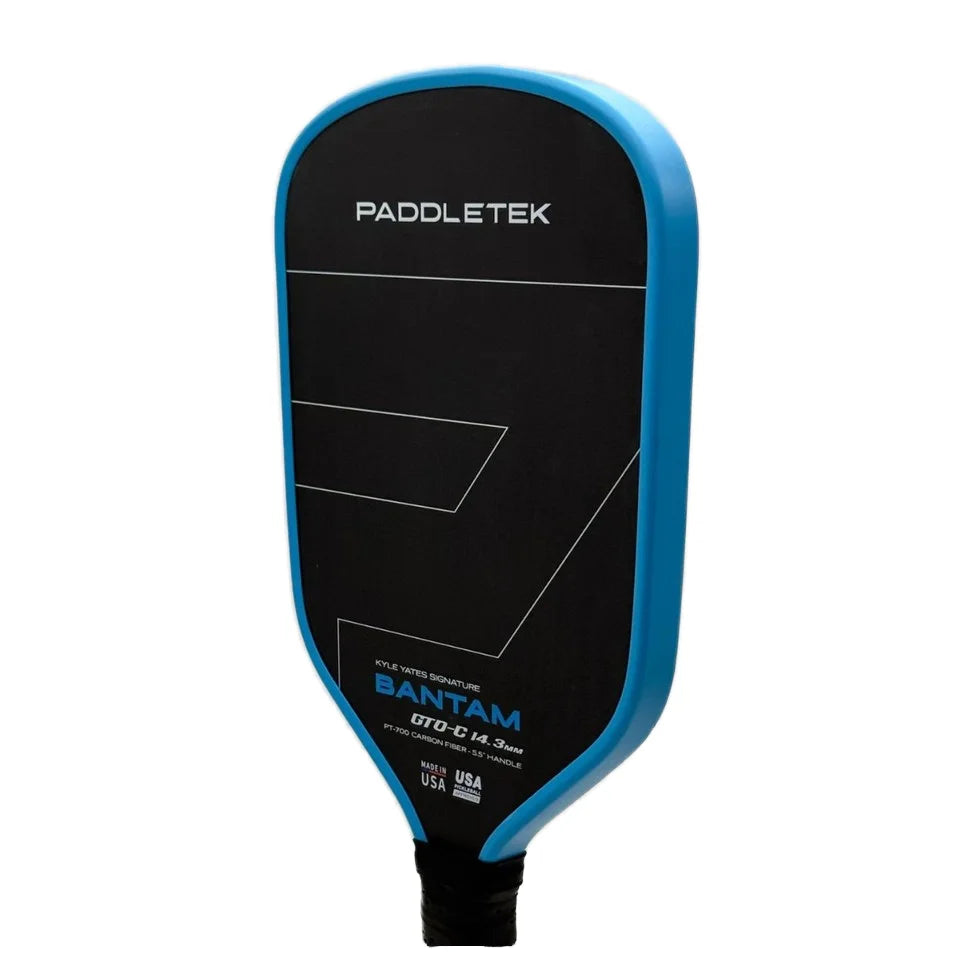 Raquette de Pickleball en fibre de carbone Modèle Square T700 Bleu