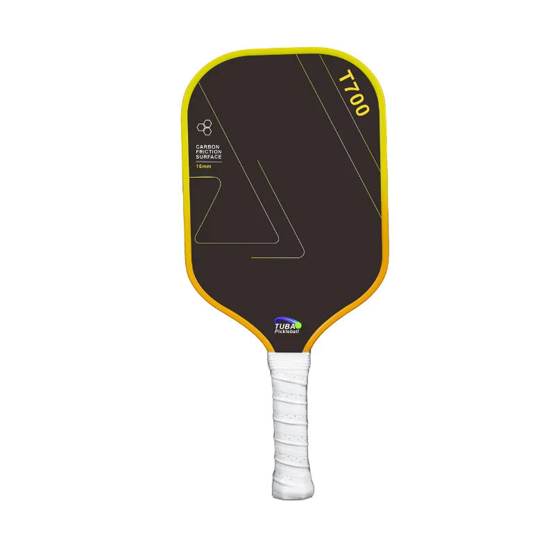 New Style 16mm Honeycomb Titanium Wire Pattern Strong Rotational Force Carbon Fiber Cloth Texture Frosted High-end Pickleball