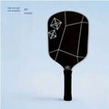 Raquette de pickleball fibre de carbone Noir motif diamant