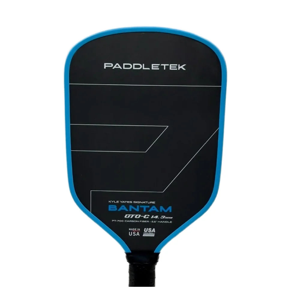 Raquette de Pickleball en fibre de carbone Modèle Square T700 Bleu