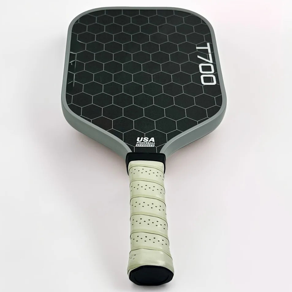 Raquette de  Pickleball fibre de carbone T700 (16mm) Noir
