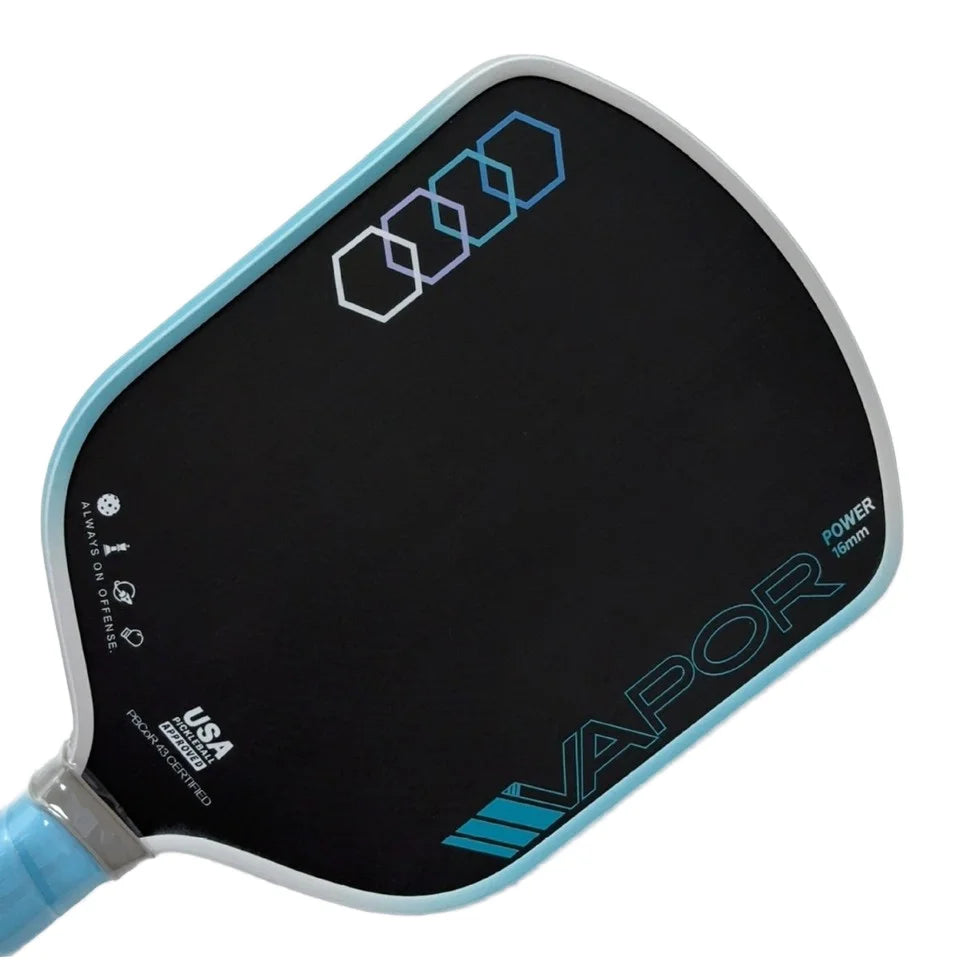 Hot Selling T700 Honeycomb Core 11Six24 Model 16mm Thickness Hot-Pressed Carbon Fiber Matte Durable  Pickleball Paddle