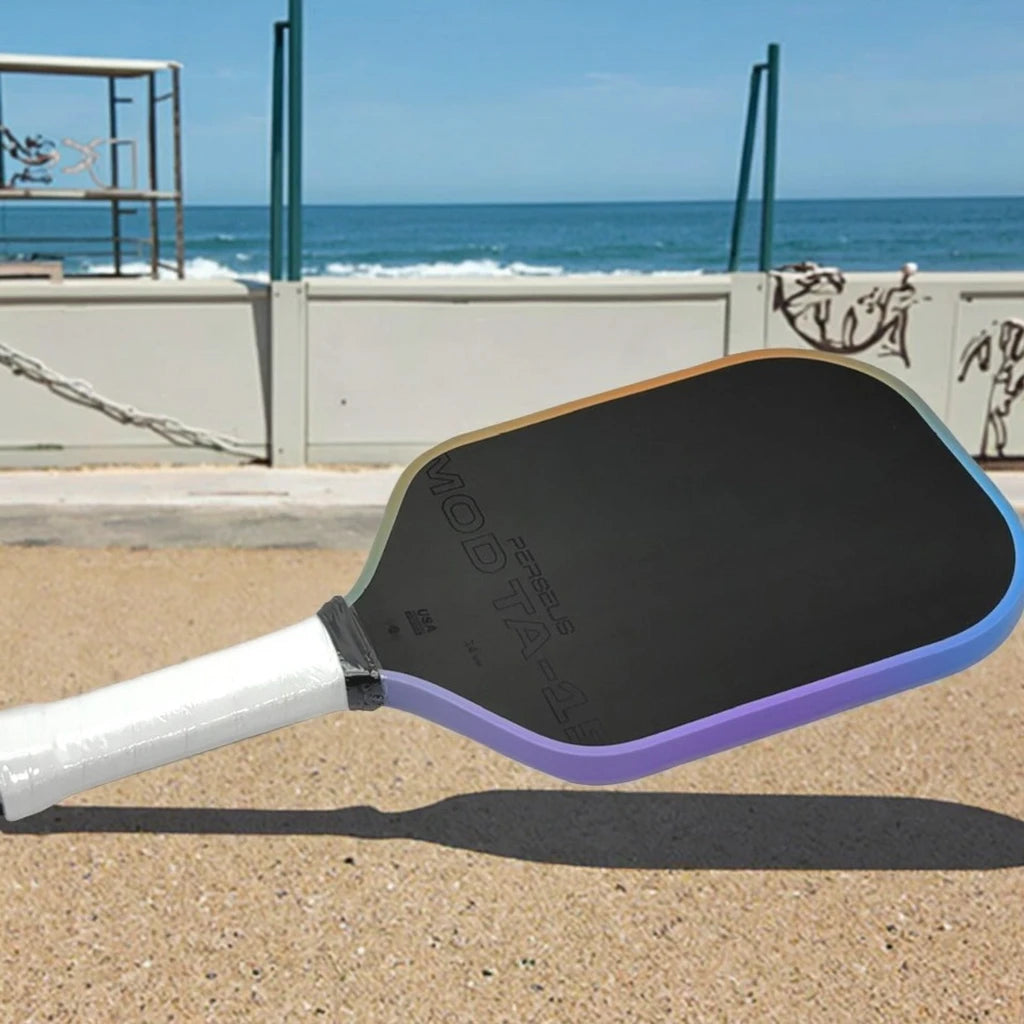 Toray Hot Selling  EVA Foam Core T700 14mm Carbon Fiber Rainbow Border GEN3 Pickleball Paddle