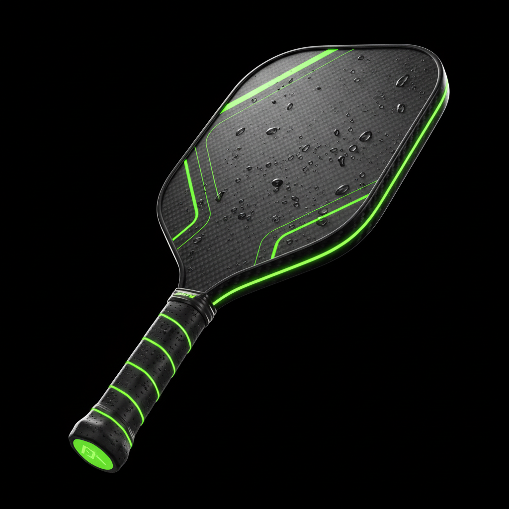 Raquette de pickleball - Angle dynamique